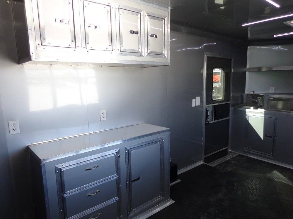 8.5′ x 18′ Penske Yellow Concession Food Trailer — photo 14