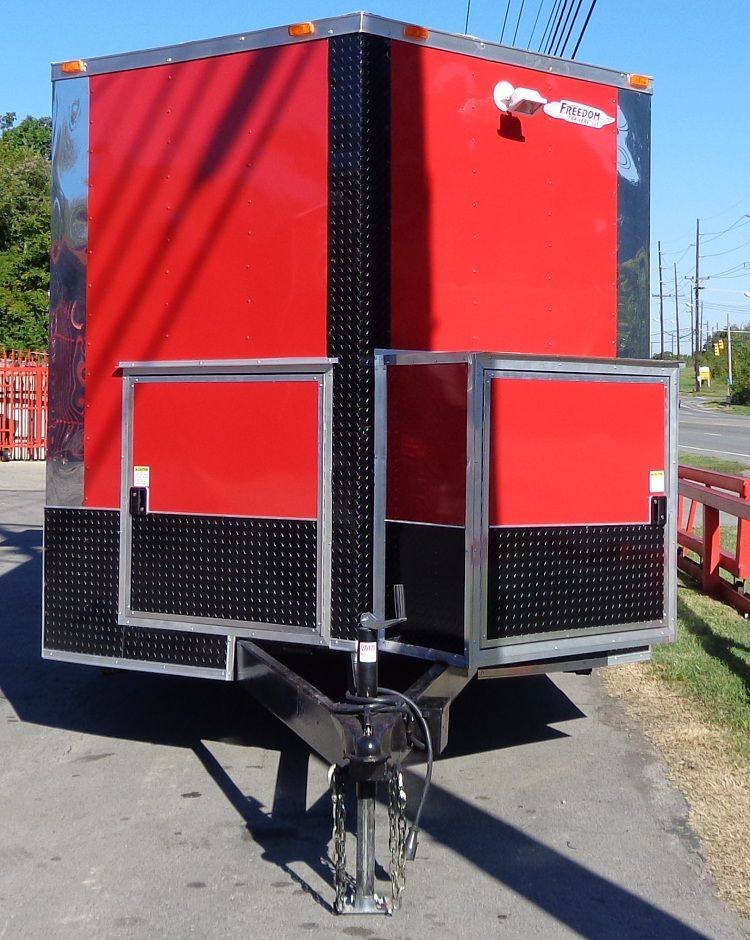 Concession Trailer 8.5’x22′ Red – Event Food Catering Vending — photo 5