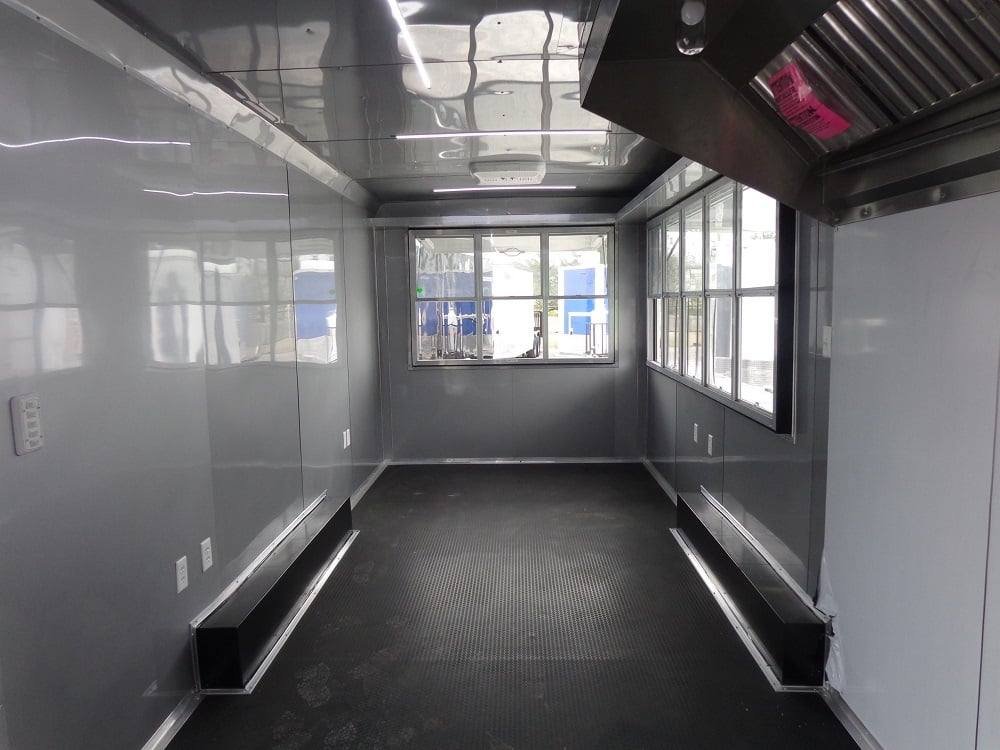8.5′ x 24′ Lime Green Concession Food Trailer — photo 10