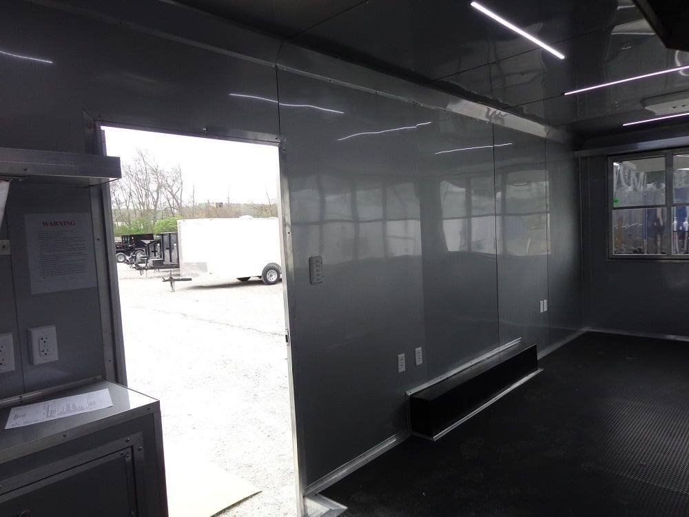 8.5′ x 24′ Lime Green Concession Food Trailer — photo 6