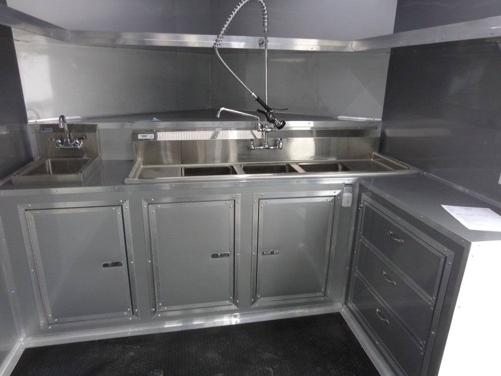 8.5′ x 24′ Lime Green Concession Food Trailer — photo 7