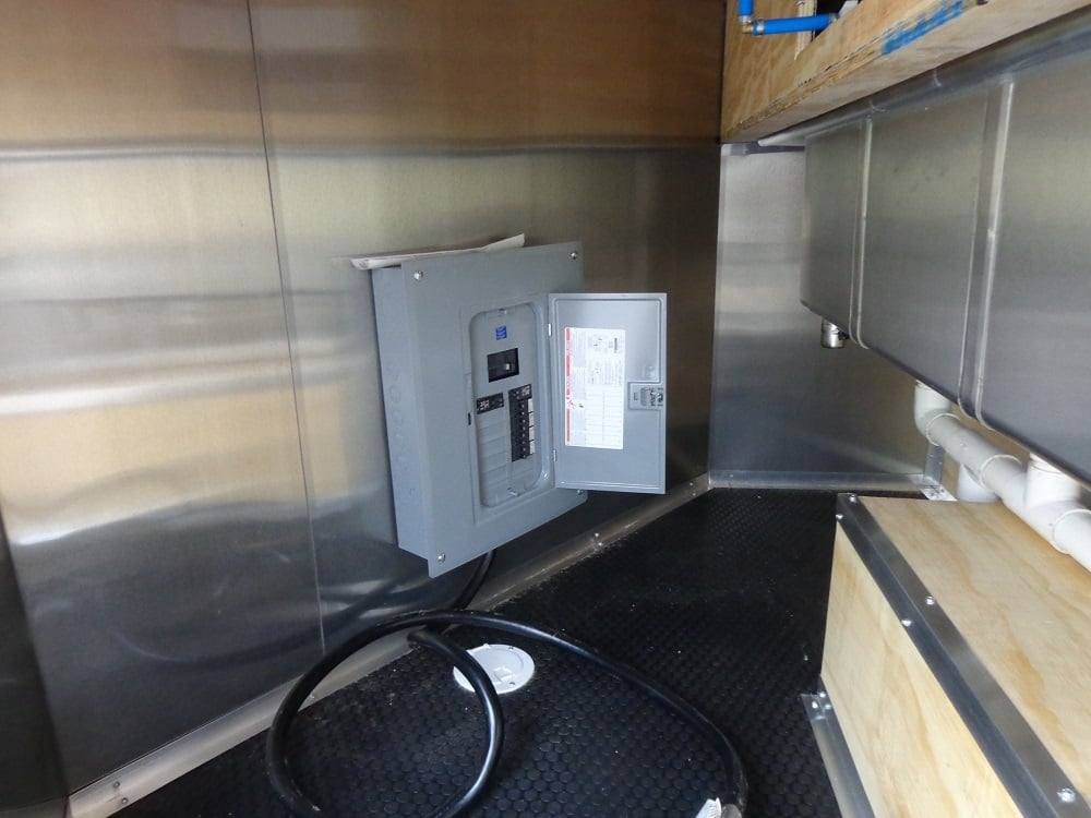 8.5′ x 18′ White Double Window Concession Food Trailer — photo 7