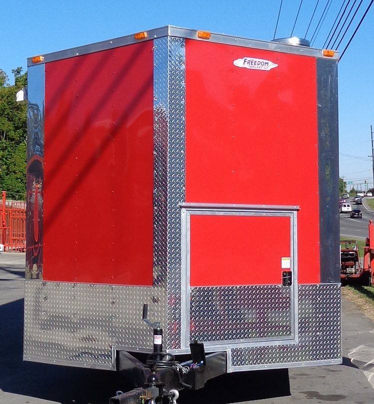 Concession Trailer 8.5’x20′ BBQ Smoker Catering Event (Red) — photo 2
