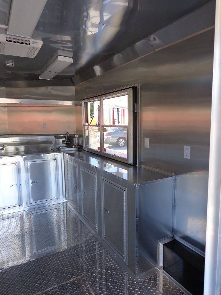 Concession Trailer 8.5’x20′ BBQ Smoker Catering Event (Red) — photo 14