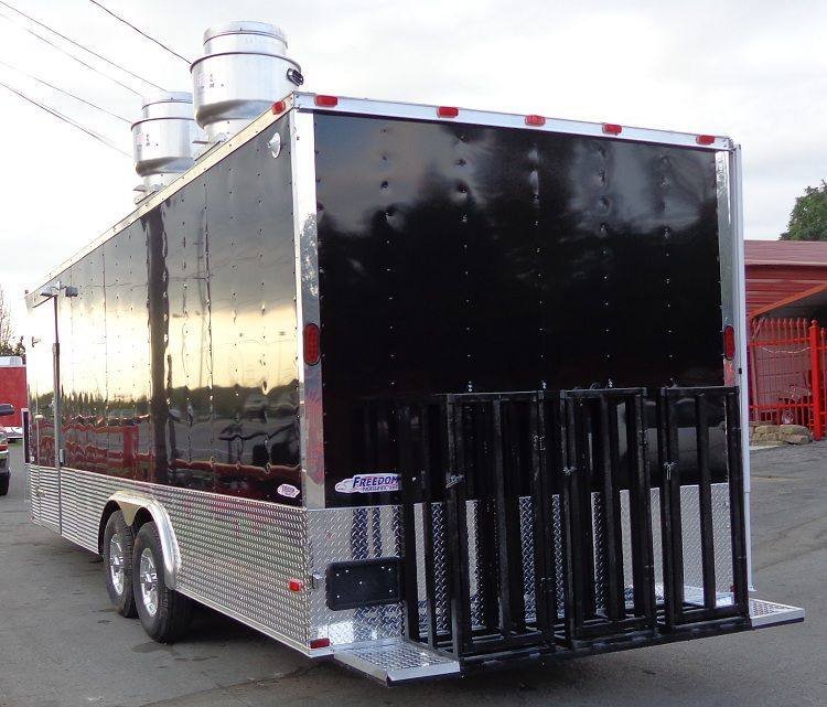 Concession Trailer 8.5’x24′ Black – Food Custom Vending Catering — photo 8