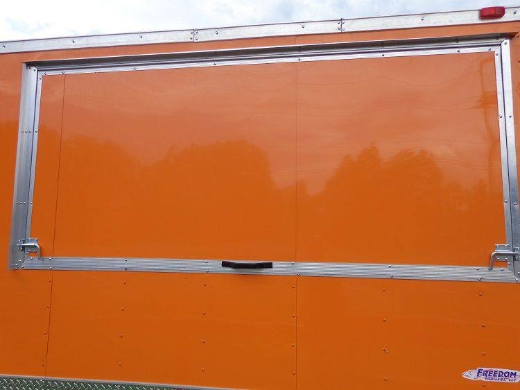 Concession Trailer 8.5’x30′ Catering BBQ Food Event (Orange & Black) — photo 9