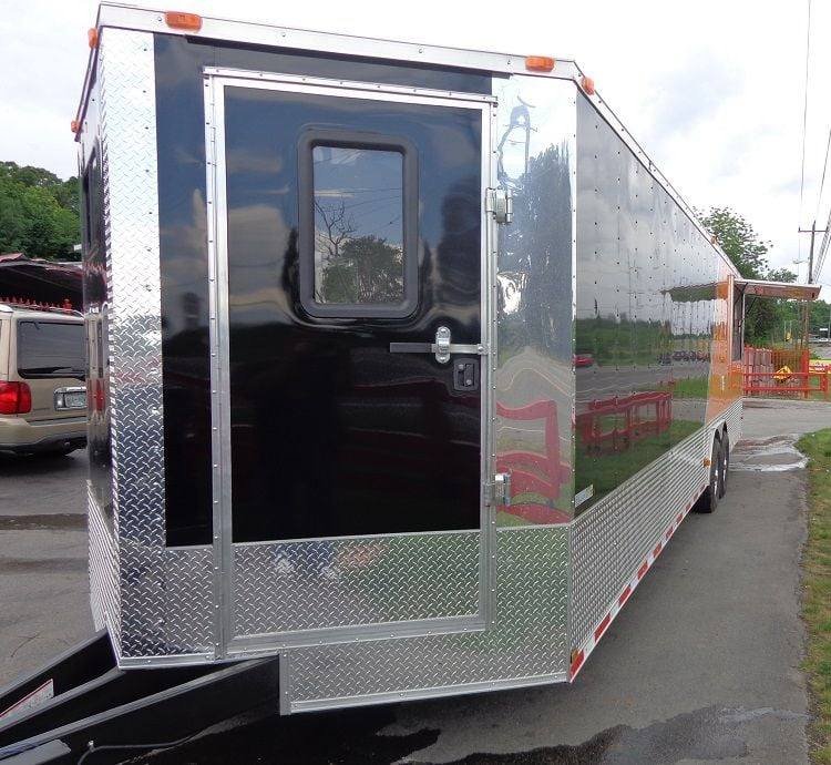 Concession Trailer 8.5’x30′ Catering BBQ Food Event (Orange & Black) — photo 5