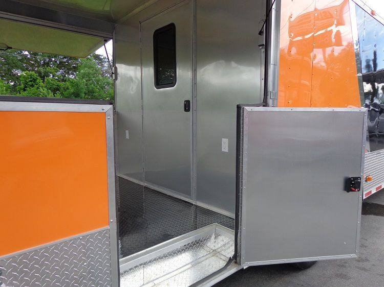 Concession Trailer 8.5’x30′ Catering BBQ Food Event (Orange & Black) — photo 4