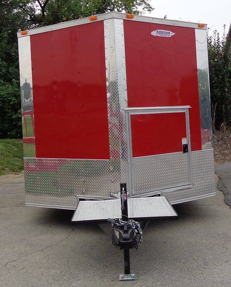 Concession Trailer 8.5’x16′ Red – Food Vending Catering Event — photo 3