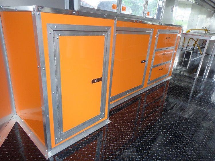 Concession Trailer 8.5’x30′ Catering BBQ Food Event (Orange & Black) — photo 7