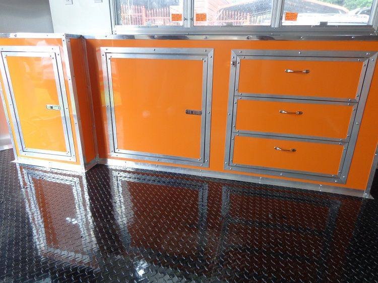 Concession Trailer 8.5’x30′ Catering BBQ Food Event (Orange & Black) — photo 3
