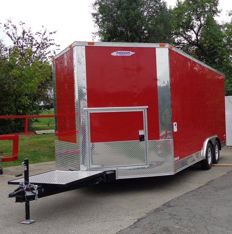 Concession Trailer 8.5’x16′ Red – Food Vending Catering Event — photo 4