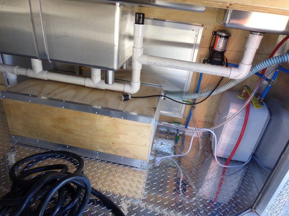 8.5′ x 20′ Black Porch Style Concession Food Trailer — photo 6