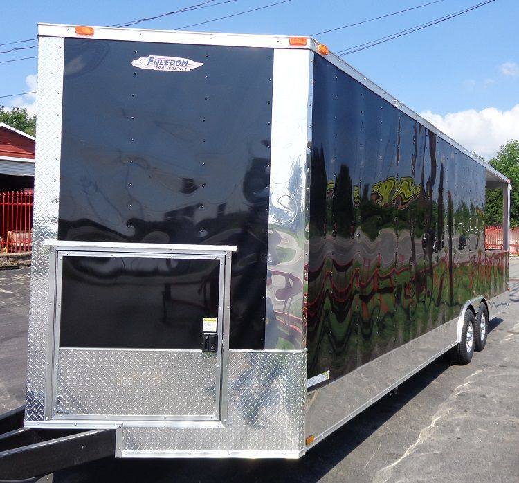 Concession Trailer 8.5′ x 26′ Catering Food Event BBQ Custom Enclosed-Black — photo 12