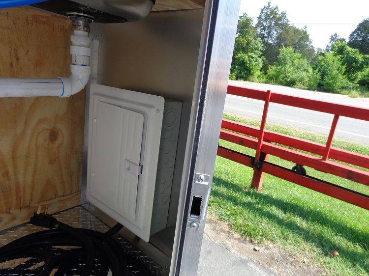 Concession Trailer 8.5′ x 26′ Catering Food Event BBQ Custom Enclosed-Black — photo 9