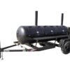 300 gallon reverse flow smoker with front charcoal chamber