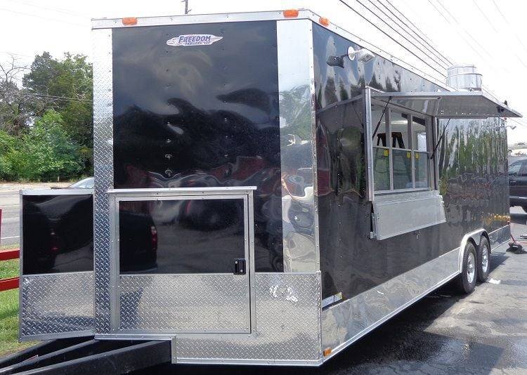 Concession Trailer 8.5’x24′ Black – Food Event Catering Vending — photo 3