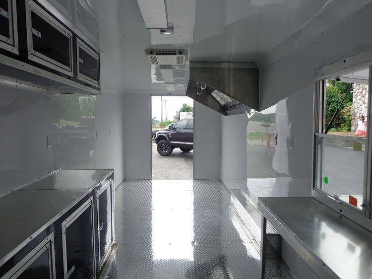 Concession Trailer 8.5’x24′ Black – Food Event Catering Vending — photo 9