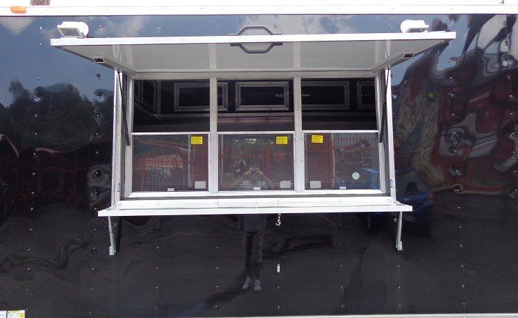 Concession Trailer 8.5’x24′ Black – Food Event Catering Vending — photo 6