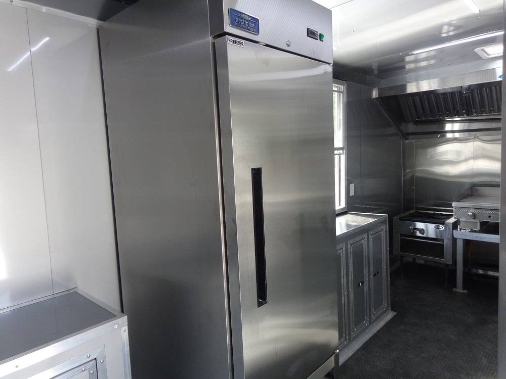 8.5′ x 18′ Penske Yellow Concession Food Trailer With Appliances — photo 14