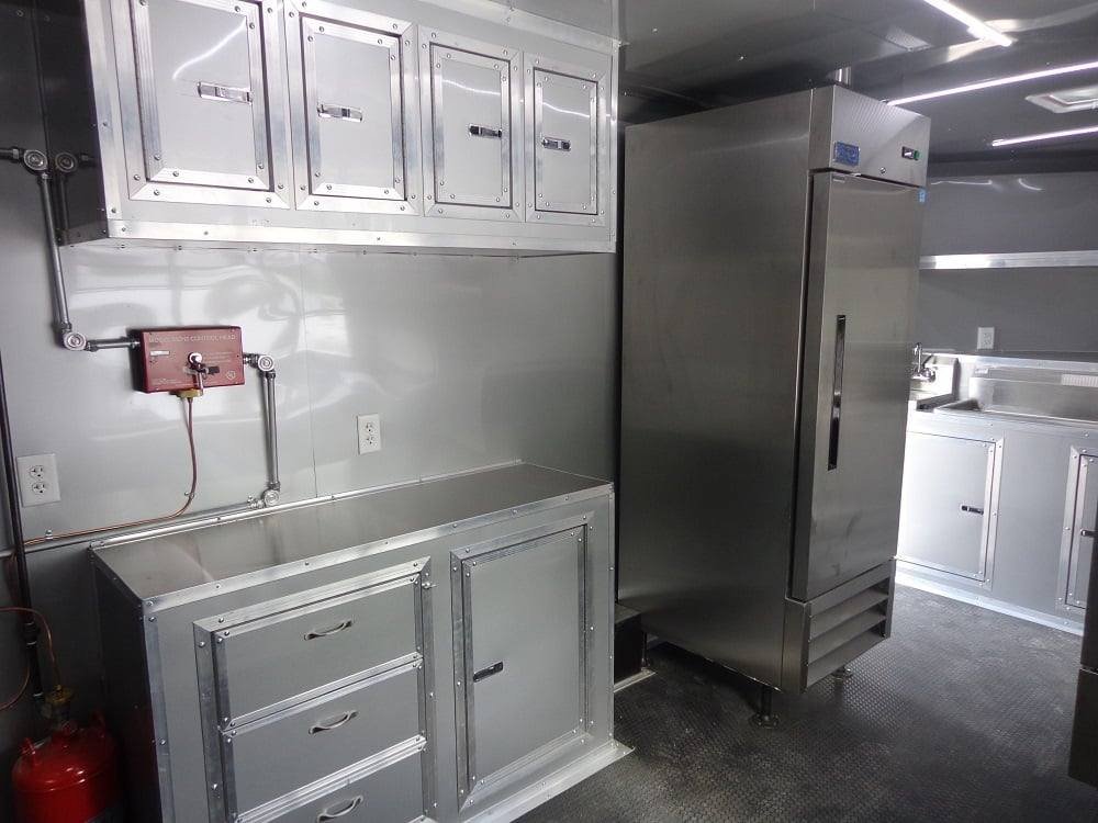 8.5′ x 18′ Penske Yellow Concession Food Trailer With Appliances — photo 15