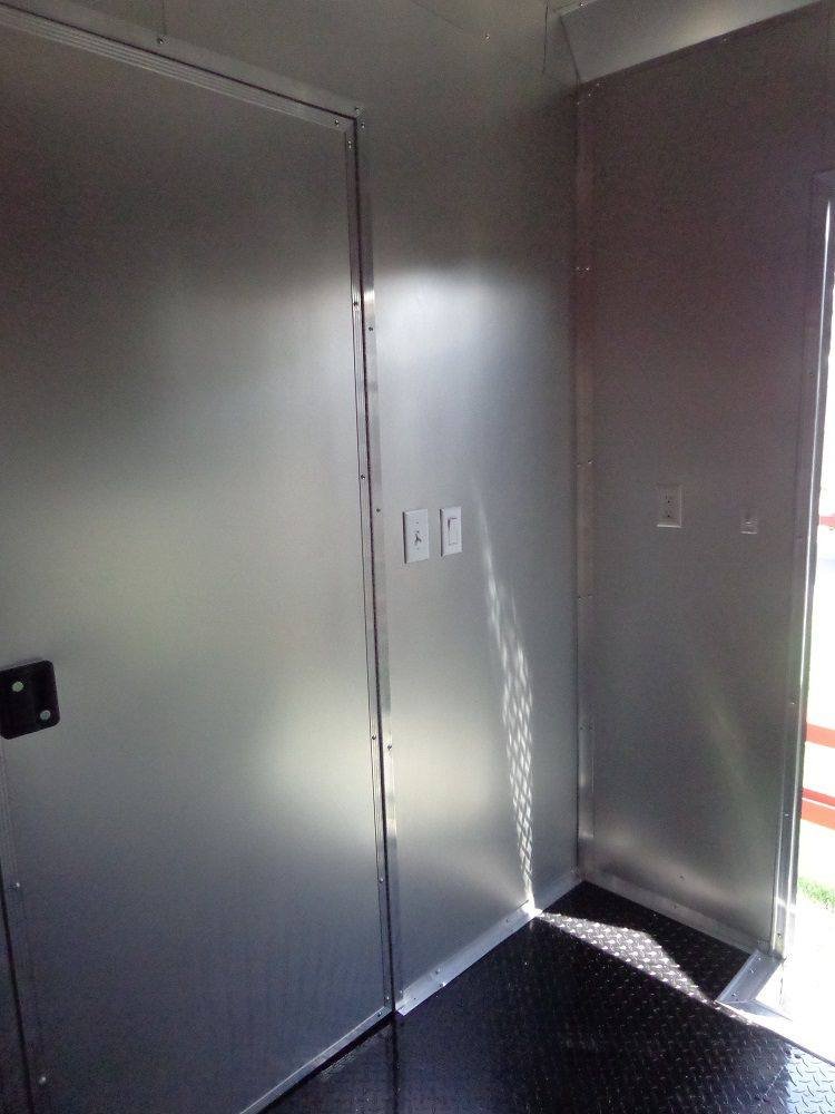 Concession Trailer 8.5’x53′ Gooseneck Event BBQ Smoker Catering Food (Red) — photo 5