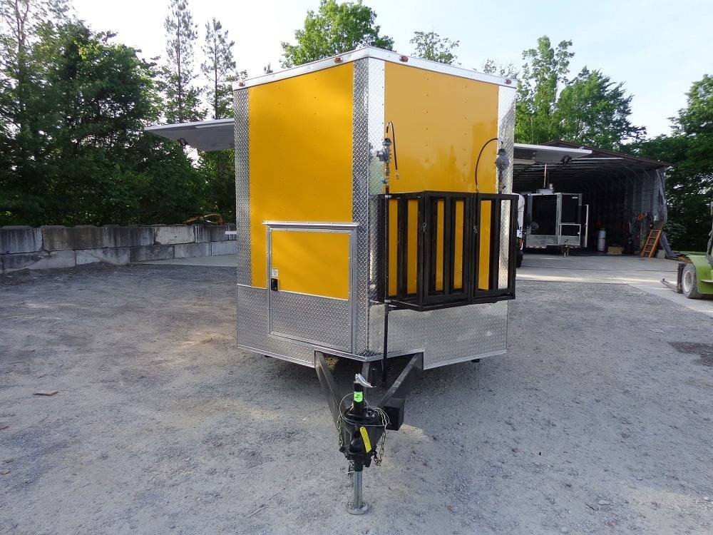 8.5′ x 20′ Penske Yellow Concession Food Trailer With Appliances — photo 3
