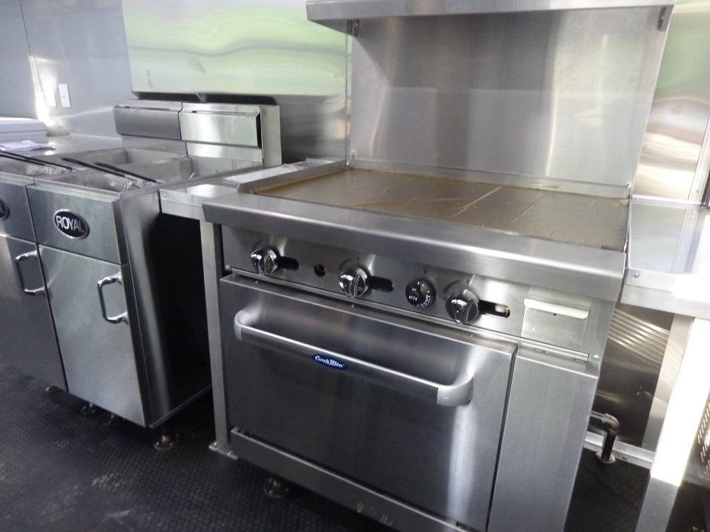 8.5′ x 20′ Penske Yellow Concession Food Trailer With Appliances — photo 8