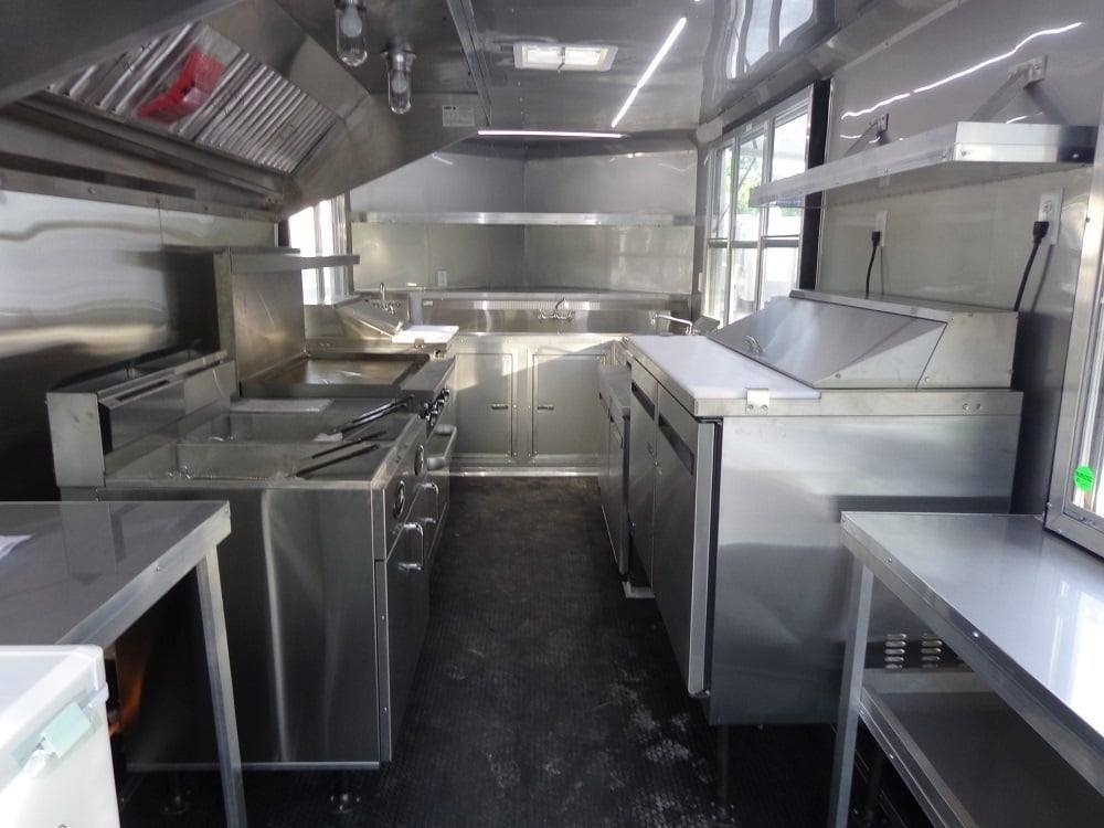 8.5′ x 20′ Penske Yellow Concession Food Trailer With Appliances — photo 15