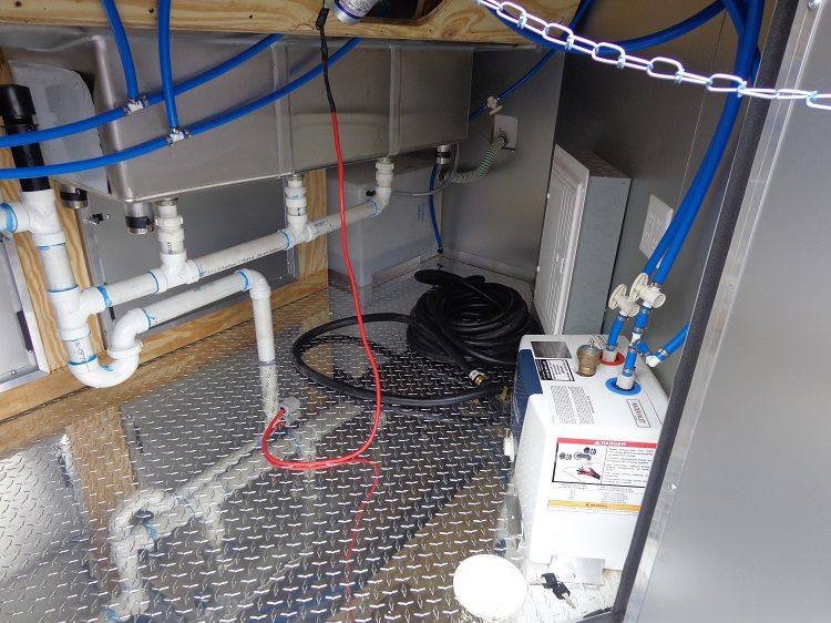 Concession Trailer 8.5’x16′ White – Event Food Catering Enclosed Kitchen — photo 2