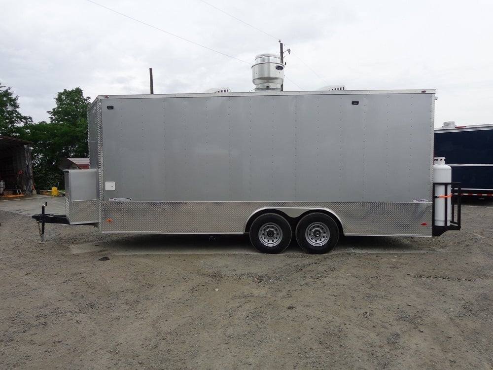 8.5′ x 20′ Silver Frost Concession Food Trailer With Appliances — photo 5