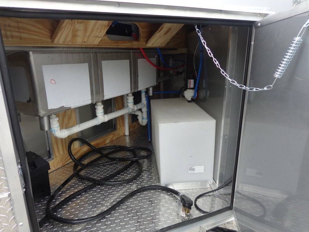 8.5′ x 20′ Silver Frost Concession Food Trailer With Appliances — photo 2