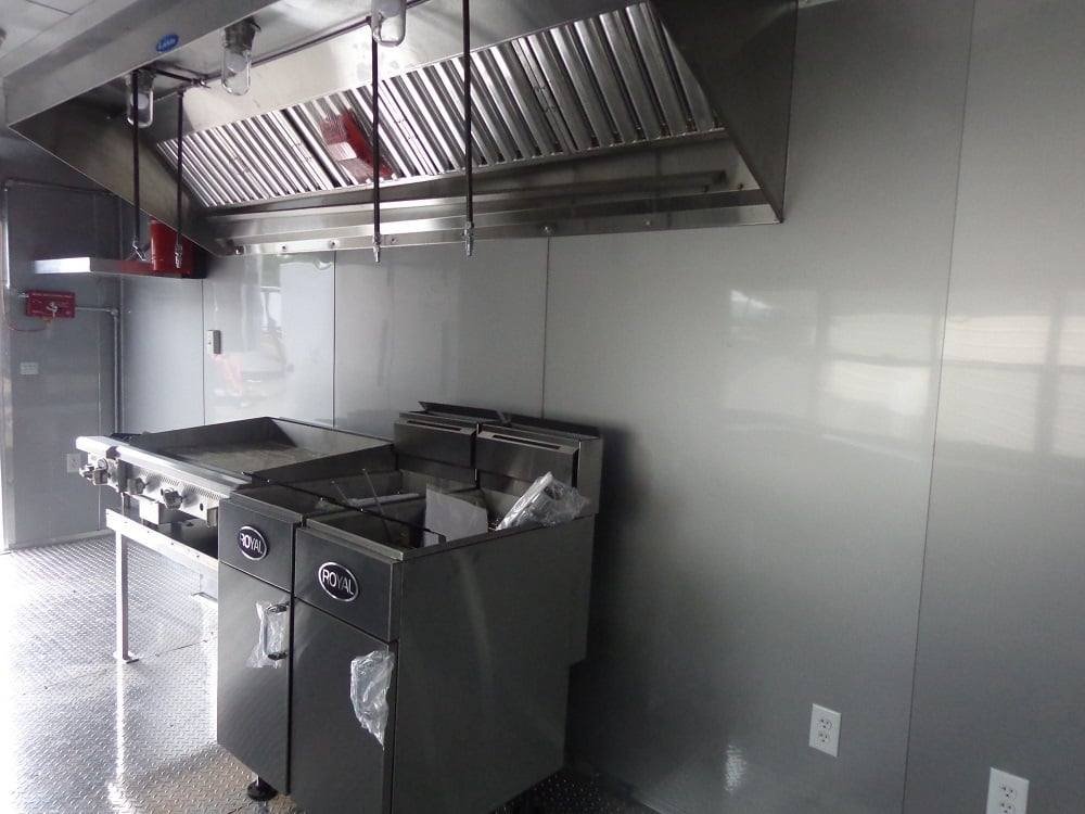 8.5′ x 20′ Silver Frost Concession Food Trailer With Appliances — photo 4