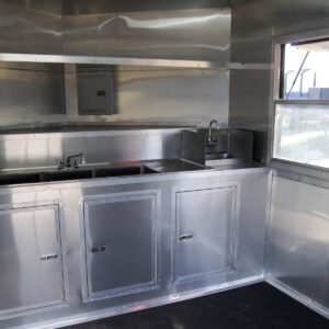 8.5 x 16 Elite Porch Trailer with 4-foot rear serving porch - view 12