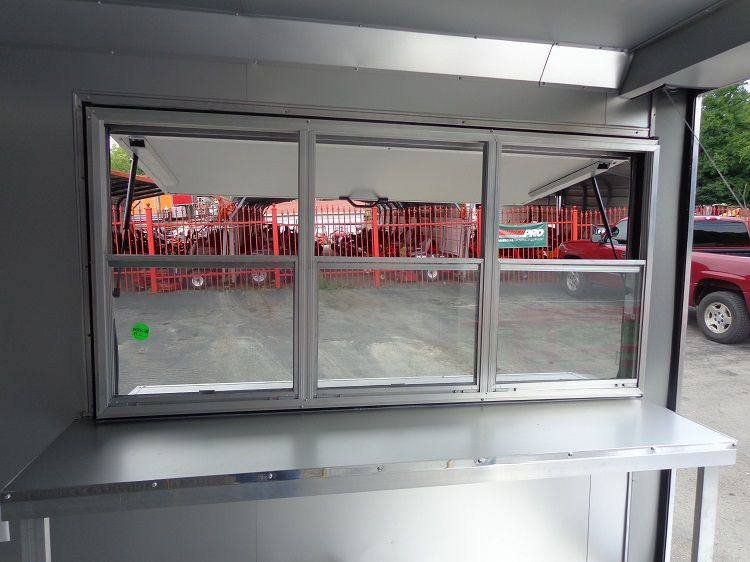 Concession Trailer 8.5′ x 17′ (Blue) Catering Enclosed Food Cart — photo 9
