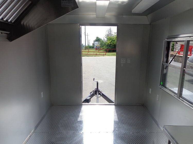Concession Trailer 8.5′ x 20′ Red – Custom Enclosed Event Food Kitchen — photo 8