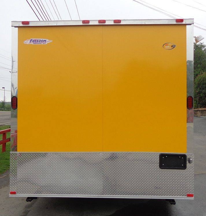 Concession Trailer 8.5’x18′ Yellow – Event Catering Vending Food — photo 6