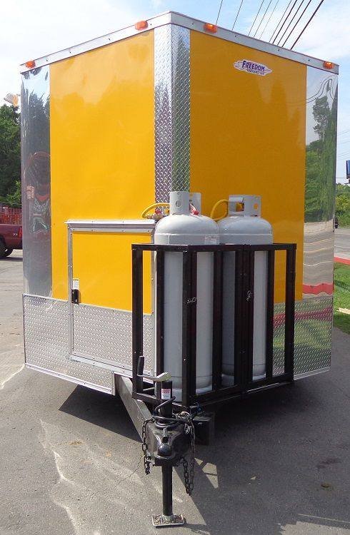 Concession Trailer 8.5’x18′ Vending Event Catering Food (Yellow) — photo 6