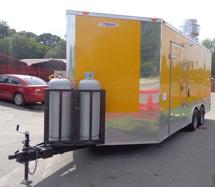 Concession Trailer 8.5’x18′ Vending Event Catering Food (Yellow) — photo 4