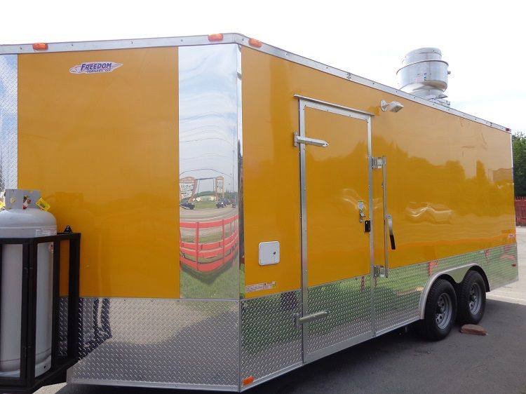 Concession Trailer 8.5’x18′ Vending Event Catering Food (Yellow) — photo 3