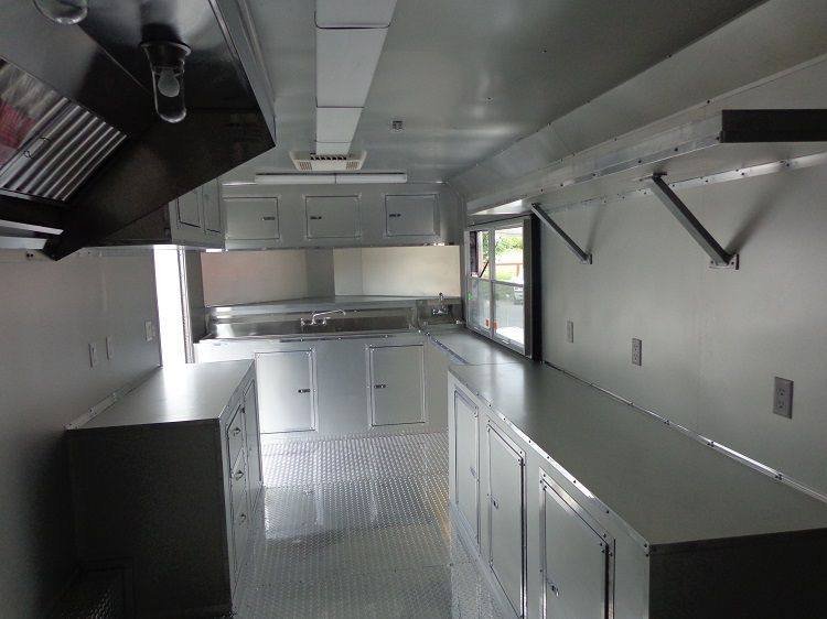 Concession Trailer 8.5′ x 20′ (Yellow) Enclosed Vending Food Custom — photo 9