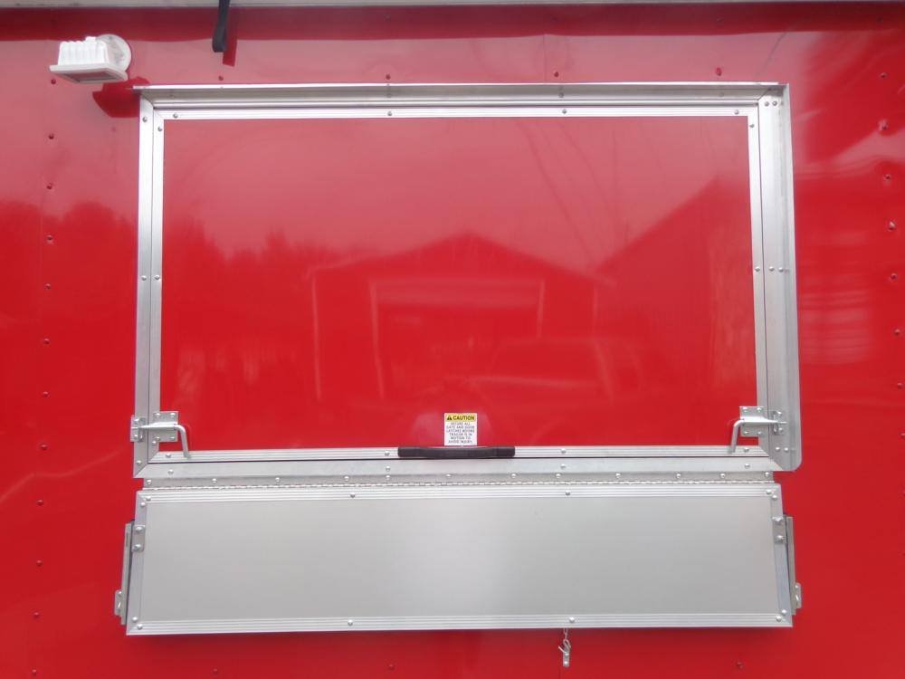 Concession Trailer 8.5′ x 24′ Red – BBQ Event Food Catering — photo 4