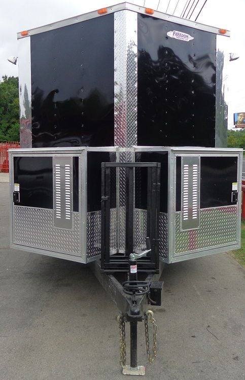 Concession Trailer Black 8.5’x24′ Event Food Catering Enclosed Kitchen Restroom — photo 14