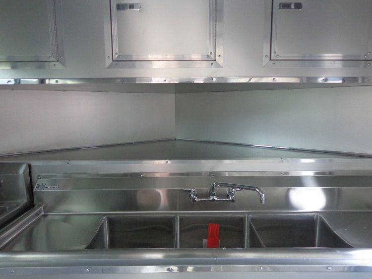 Concession Trailer Black 8.5’x24′ Event Food Catering Enclosed Kitchen Restroom — photo 12