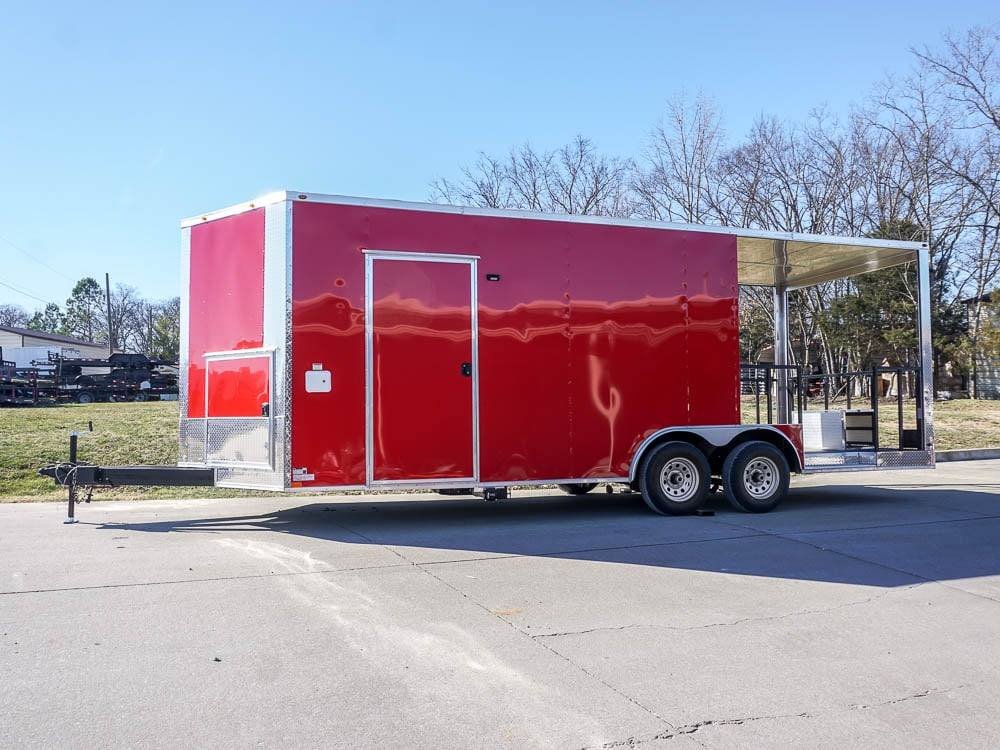 8.5′ X 22′ Elite Victory Red Concession Food Trailer — photo 4