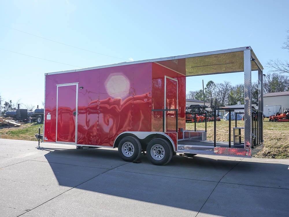 8.5′ X 22′ Elite Victory Red Concession Food Trailer — photo 5