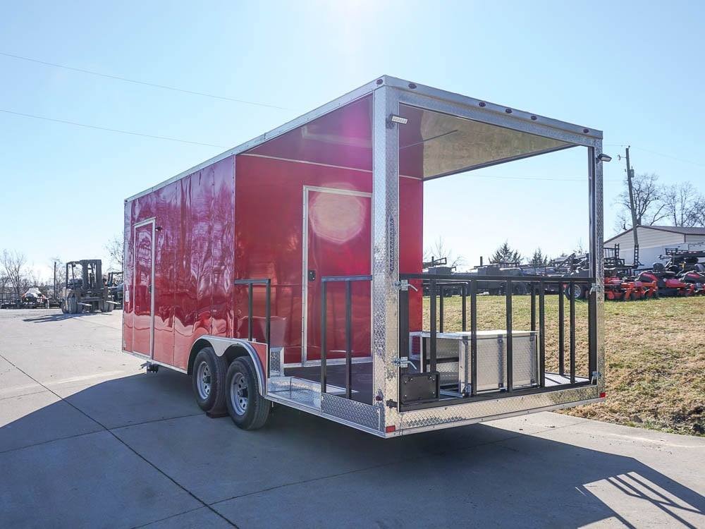 8.5′ X 22′ Elite Victory Red Concession Food Trailer — photo 6