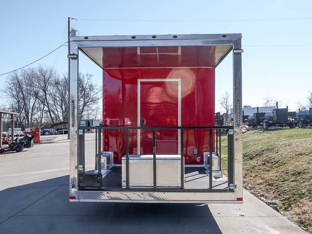 8.5′ X 22′ Elite Victory Red Concession Food Trailer — photo 7