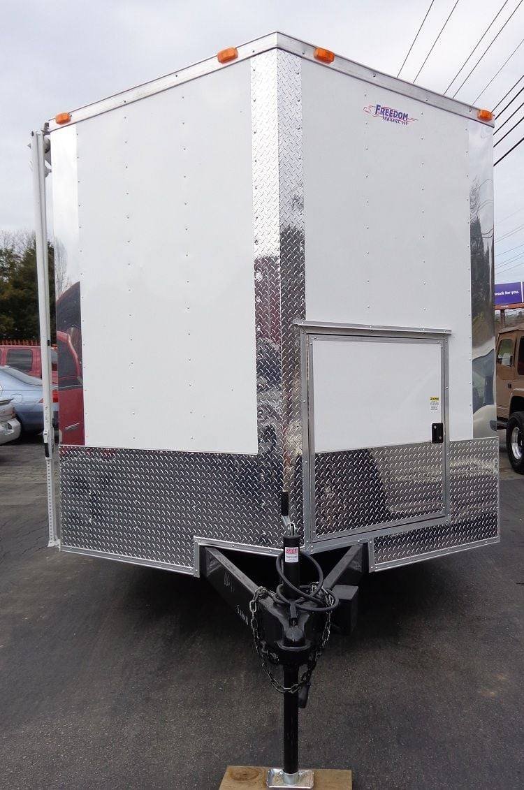 Concession Trailer 8.5’x20′ White – Food Event Catering BBQ Smoker — photo 2