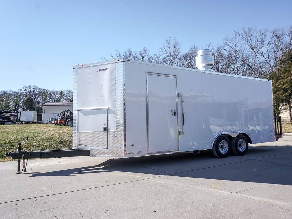 Concession Trailer 8.5×20 White Vending Trailer — photo 6
